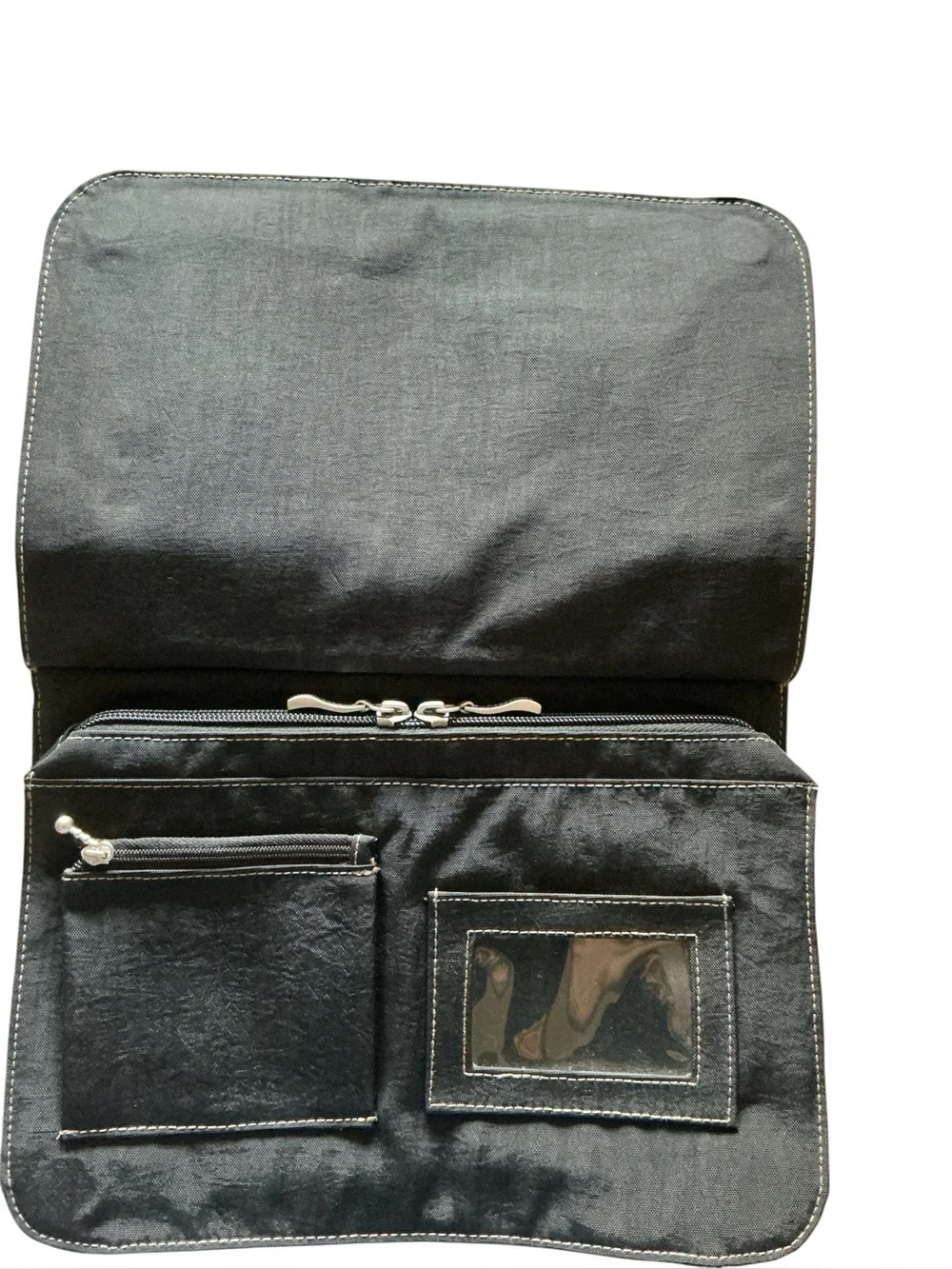 Baggallini Black Crossbody Bag with Expandable Sides - Picture 3 of 12